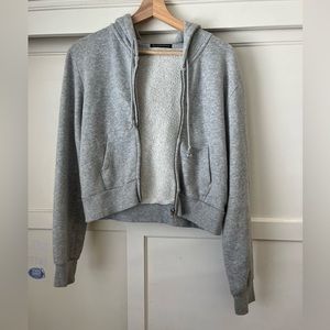 Brandy Melville Cropped Zip up